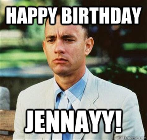 Forrest gump happy birthday jenny